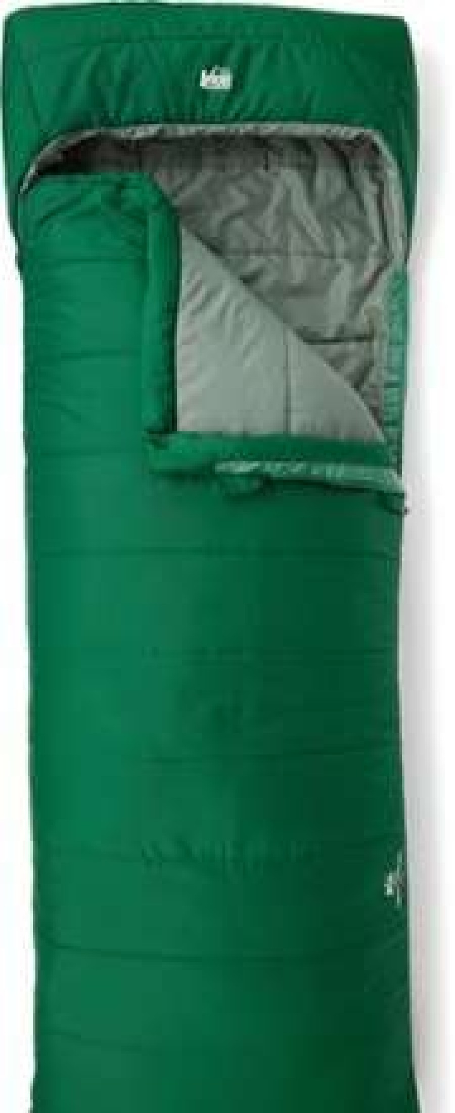 Camping And Hiking * | Shop Rei Co-Op Siesta Hooded 25 Sleeping Bag Green Storm