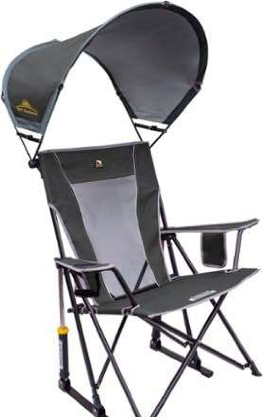 Camp Furniture * | 40%-70% Off Gci Outdoor Sunshade Rocker Chair Pewter