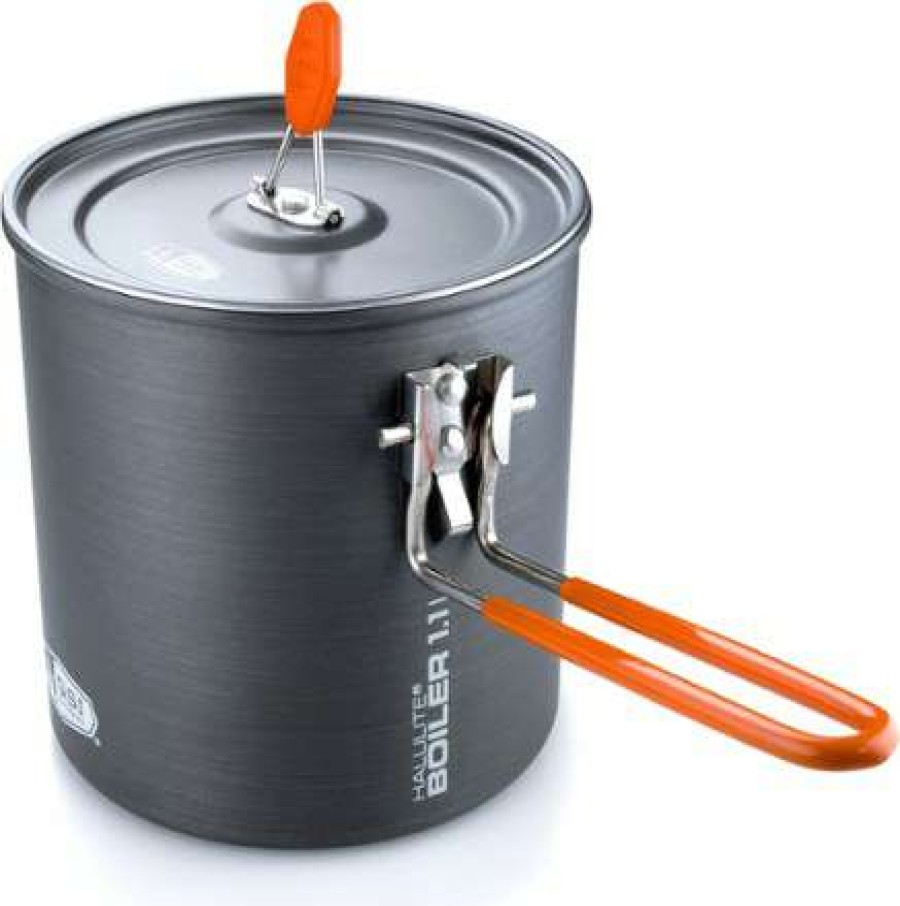 Camp Kitchen * | High Quality Gsi Outdoors Halulite Boiler Pot 1.1 Liters Gray