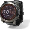 Camping And Hiking * | Outlet Garmin Fenix 7X Sapphire Solar Multisport Gps Watch