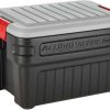 Camping And Hiking * | Cheaper Rubbermaid Action Packer 24 Gallon Black