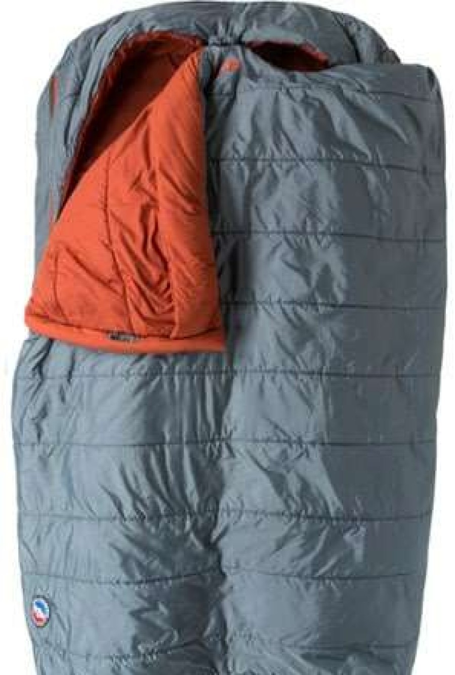 Camping And Hiking * | Outlet Big Agnes Dream Island 20 Double Sleeping Bag Slate/Orange