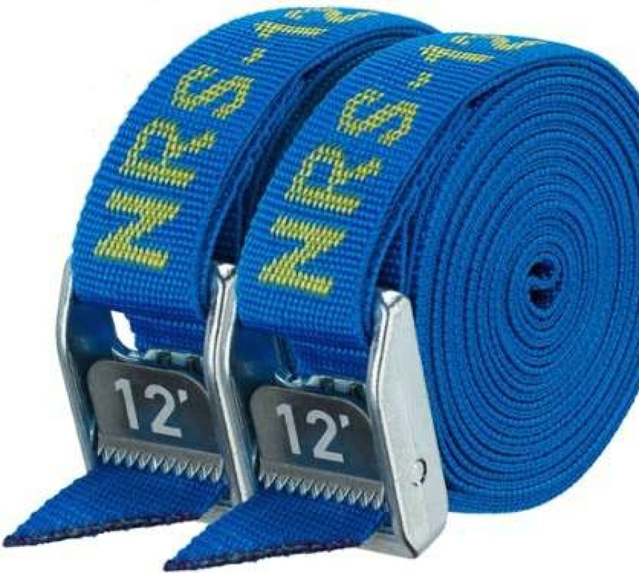 Camping And Hiking * | High Quality Nrs 12 X 1 Heavy-Duty Strap Package Of 2 Iconic Blue