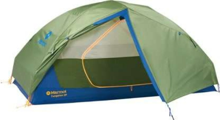 Tents * | Outlet Marmot Tungsten 2P Tent With Footprint Foliage/Dark Azure