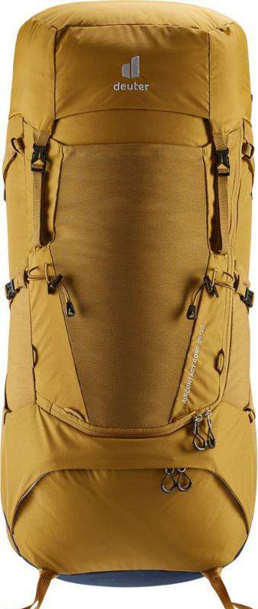 Hiking Backpacks * | Online Deuter Aircontact Core 65 + 10 Pack Men'S Almond/Ink