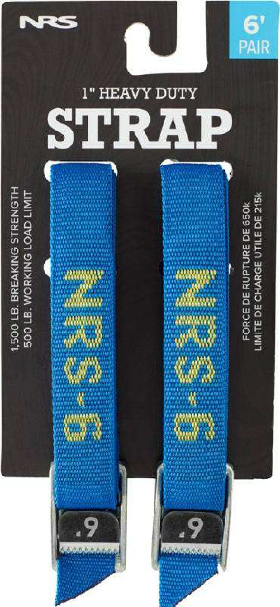 Camping And Hiking * | 40%-70% Off Nrs 6 X 1 Heavy-Duty Strap Package Of 2 Iconic Blue