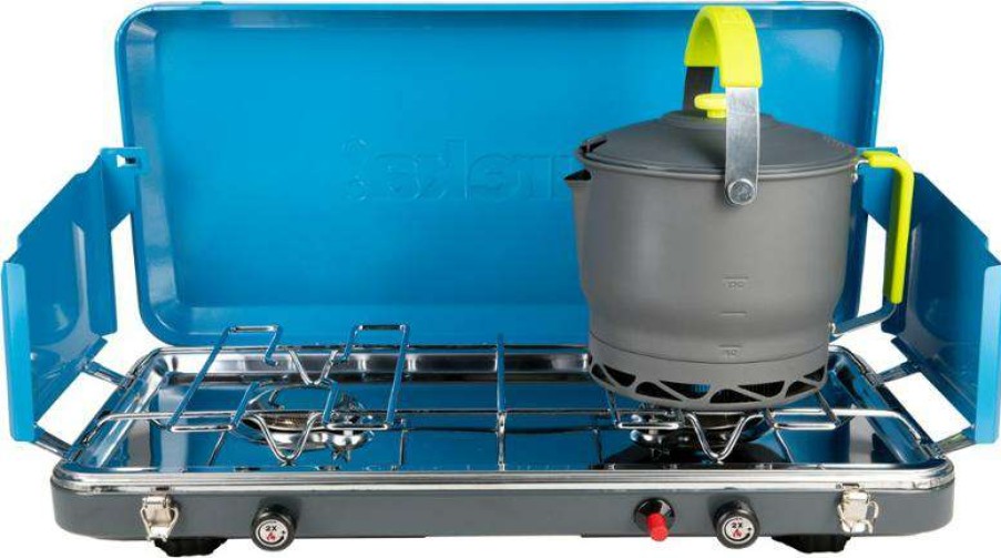 Camp Kitchen * | Shop Eureka Ignite Plus 2-Burner Camp Stove Mediterranean Blue