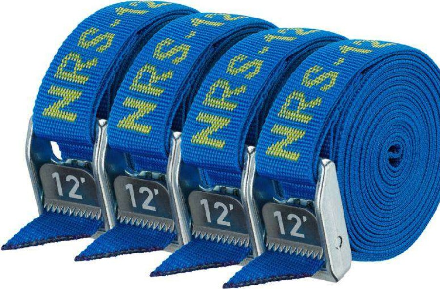 Camping And Hiking * | Shop Nrs 12 X 1 Heavy-Duty Strap Package Of 4 Iconic Blue