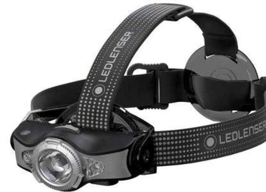 Camping And Hiking * | Outlet Ledlenser Mh11 Rechargeable Bluetooth Headlamp Gray