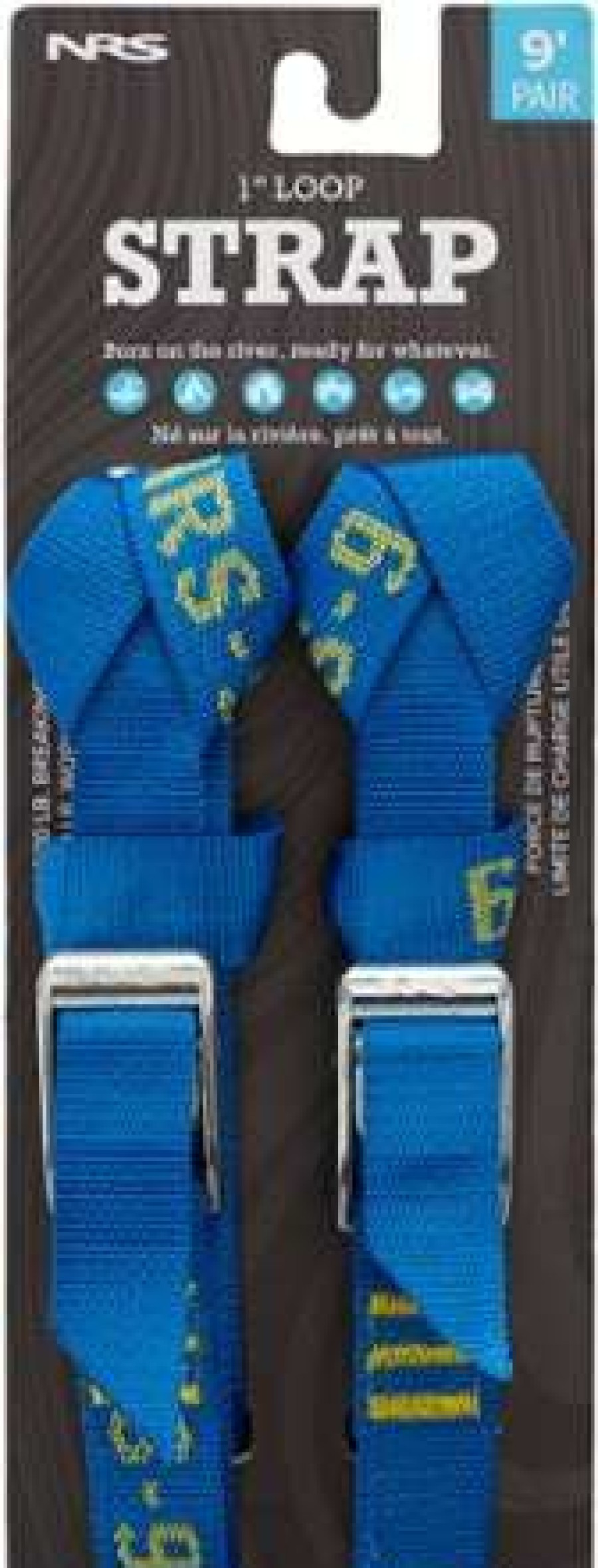 Camping And Hiking * | Online Nrs 9 X 1 Loop Straps Package Of 2 Iconic Blue