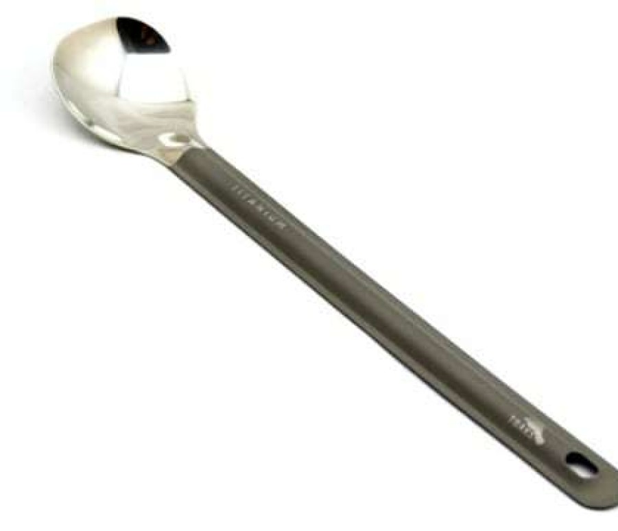 Camp Kitchen * | 40%-70% Off Toaks Long Handle Spoon With Polished Bowl Titanium