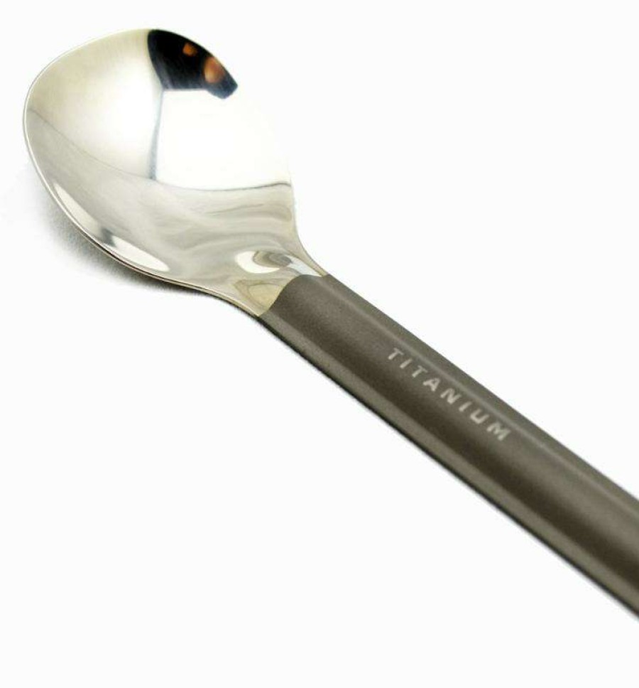 Camp Kitchen * | 40%-70% Off Toaks Long Handle Spoon With Polished Bowl Titanium