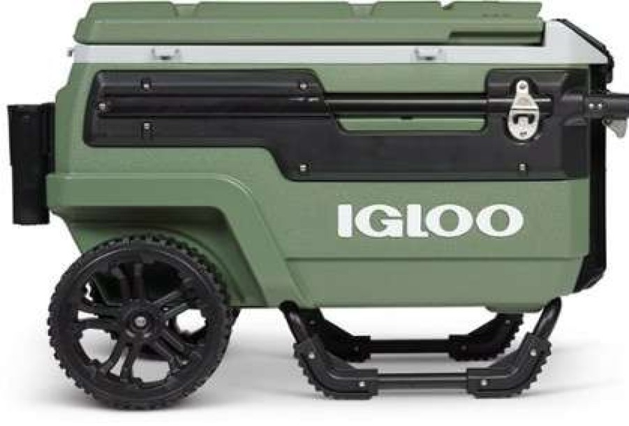 Camp Kitchen * | Online Igloo Ecocool Trailmate Cooler 70 Qt. Sage Green