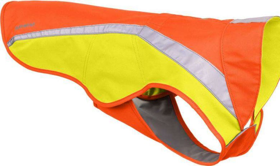 Camping And Hiking * | Outlet Ruffwear Lumenglow Hi-Vis Jacket Blaze Orange