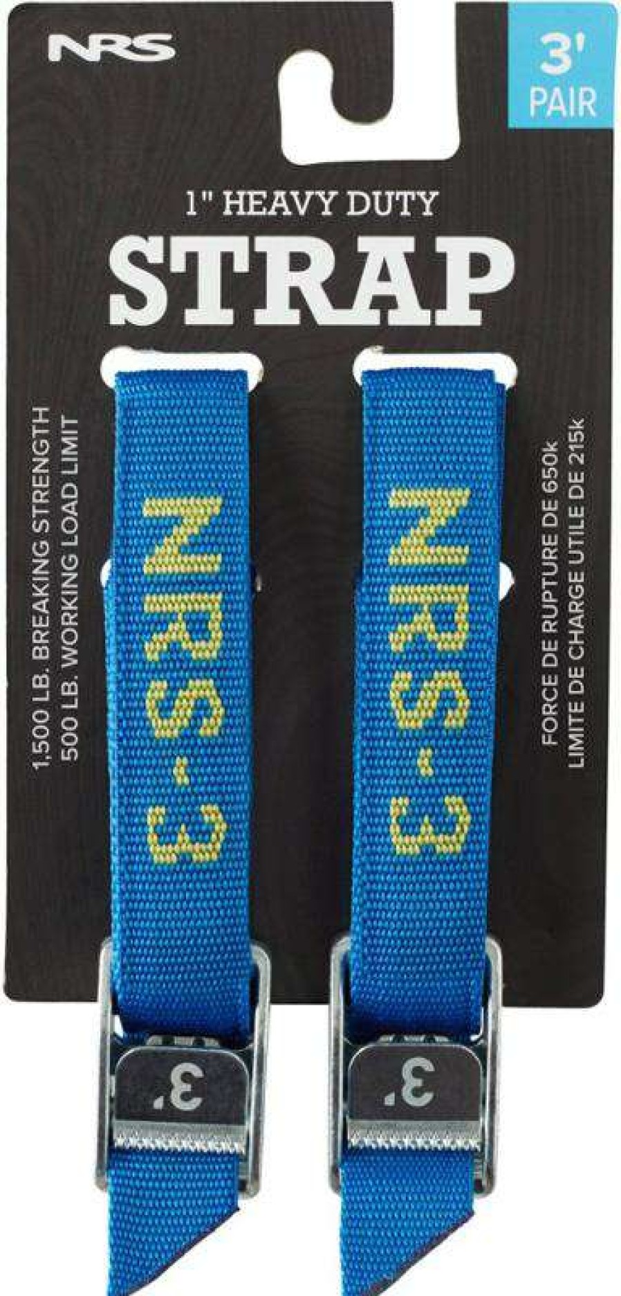 Camping And Hiking * | Online Nrs 3 X 1 Heavy-Duty Strap Package Of 2 Iconic Blue