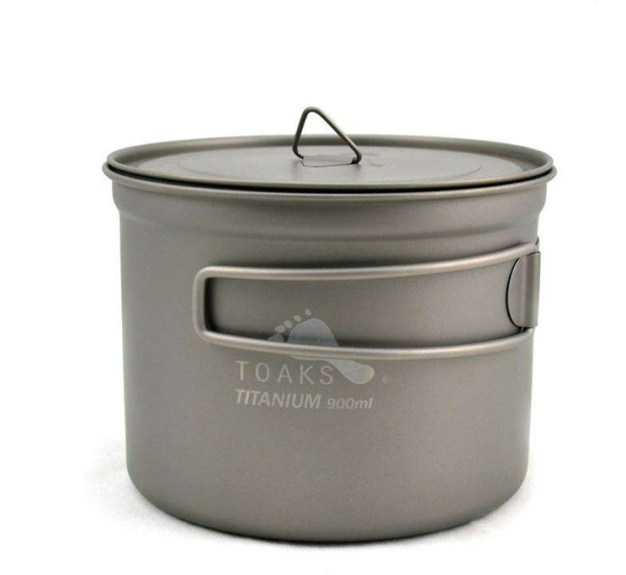 Camp Kitchen * | High Quality Toaks 900Ml D115Mm Pot Titanium