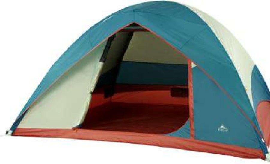 Tents * | Online Kelty Discovery Basecamp 6 Tent Laurel Green/Stormy Blue