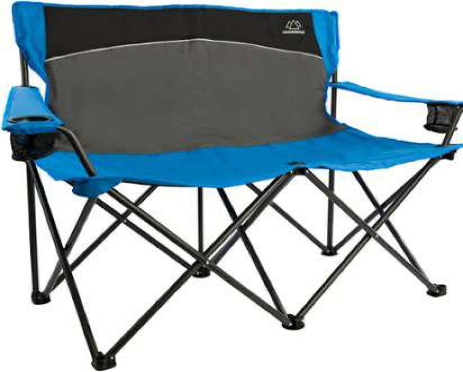 Camp Furniture * | Shop Mountain Summit Gear Loveseat Blue