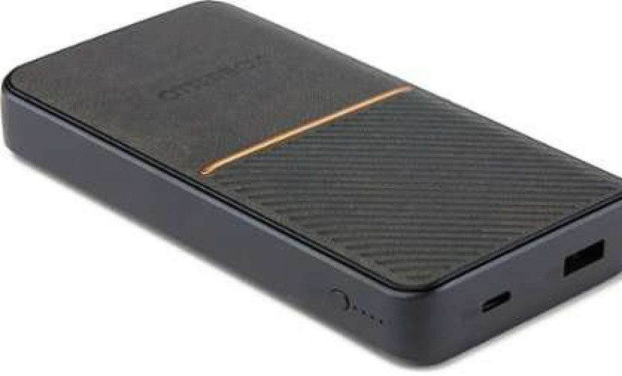 Camping And Hiking * | 40%-70% Off Otterbox Fast Charge Power Bank 15,000 Mah Black