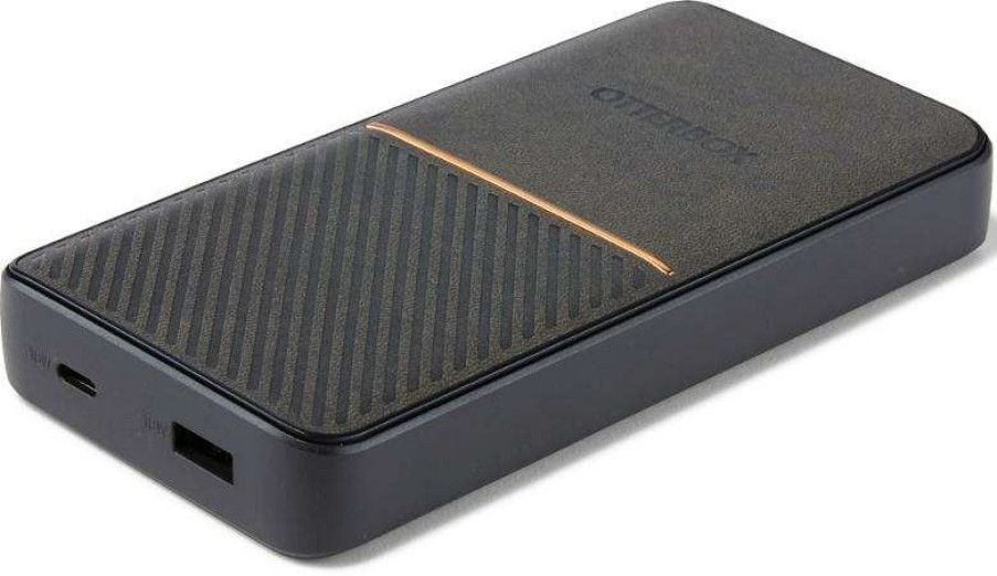 Camping And Hiking * | 40%-70% Off Otterbox Fast Charge Power Bank 15,000 Mah Black