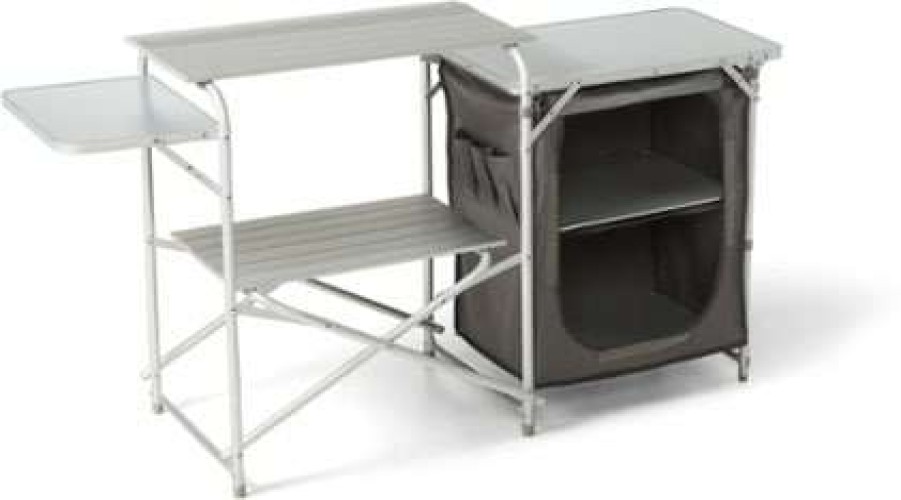 Camp Furniture * | Outlet Mountain Summit Gear Deluxe Roll Top Kitchen Silver