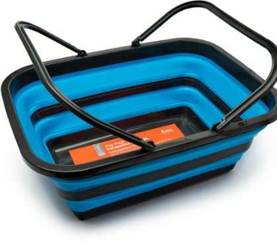 Camp Kitchen * | Outlet Sol Flat Pack Collapsible Sink 16 Liters Blue