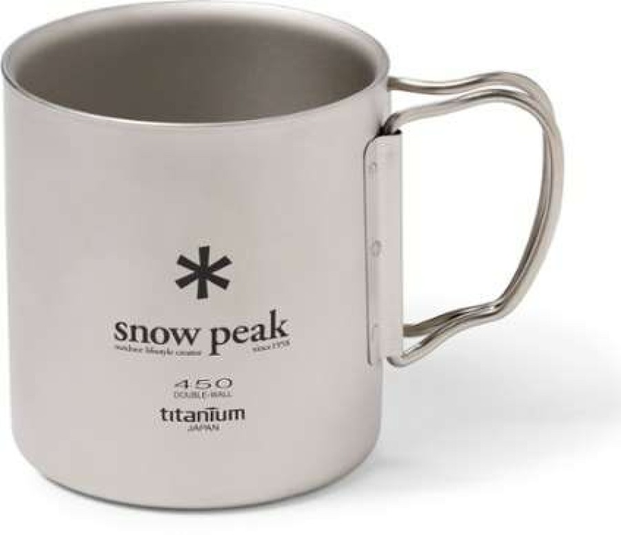 Camp Kitchen * | 40%-70% Off Snow Peak Double Wall 450 Mug Titanium