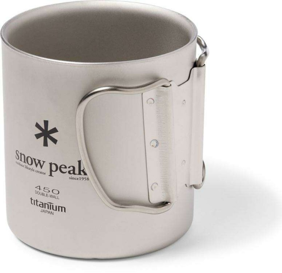 Camp Kitchen * | 40%-70% Off Snow Peak Double Wall 450 Mug Titanium