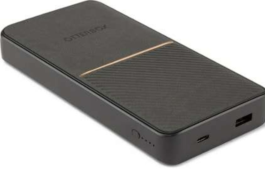 Camping And Hiking * | Outlet Otterbox Fast Charge Power Bank 20,000 Mah Black