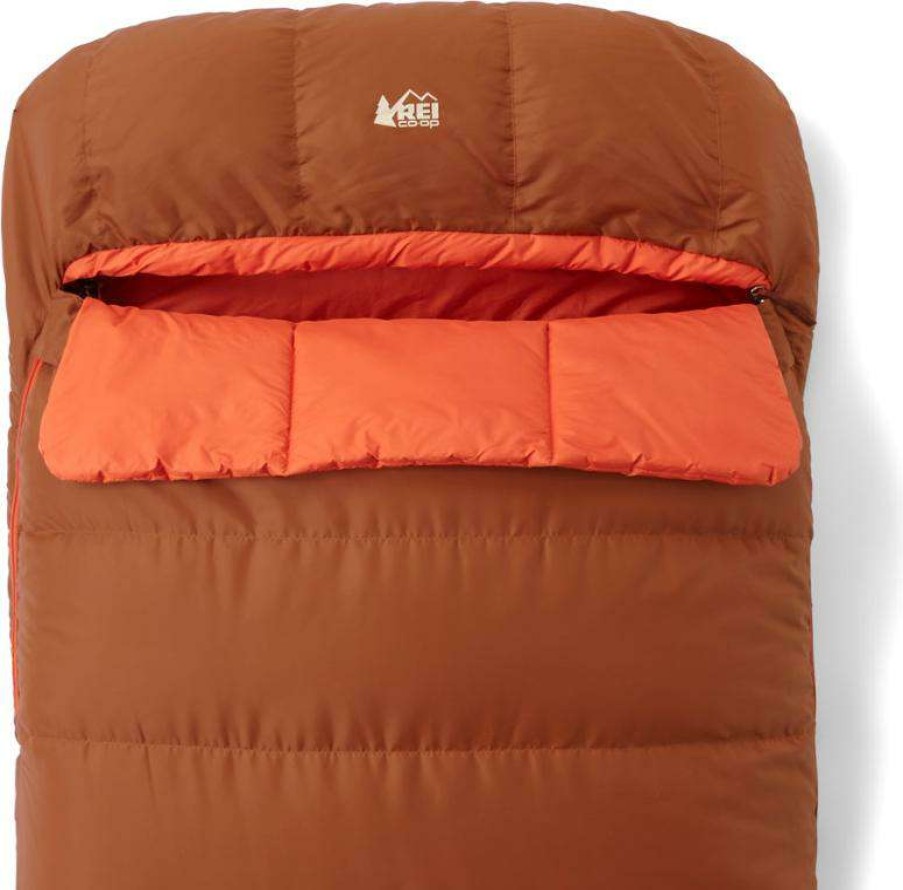 Camping And Hiking * | 40%-70% Off Rei Co-Op Hunkerdown 20 Sleeping Bag Baked Earth