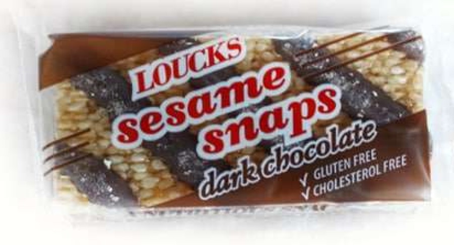 Camp Kitchen * | Outlet Loucks Sesame Snaps Dark Chocolate