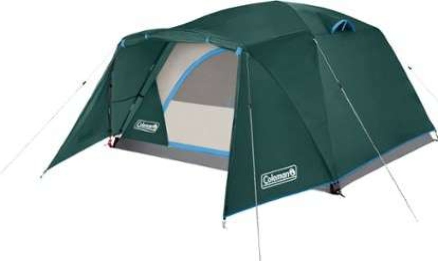 Tents * | High Quality Coleman Skydome 4-Person Tent Green