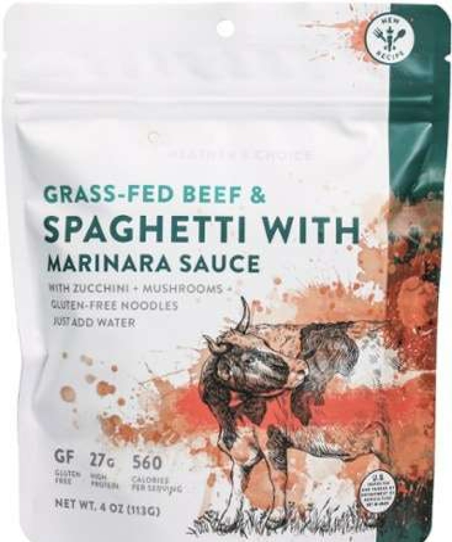 Camp Kitchen * | Outlet Heather'S Choice Mom'S Spaghetti With Beef And Marinana Sauce 1 Serving