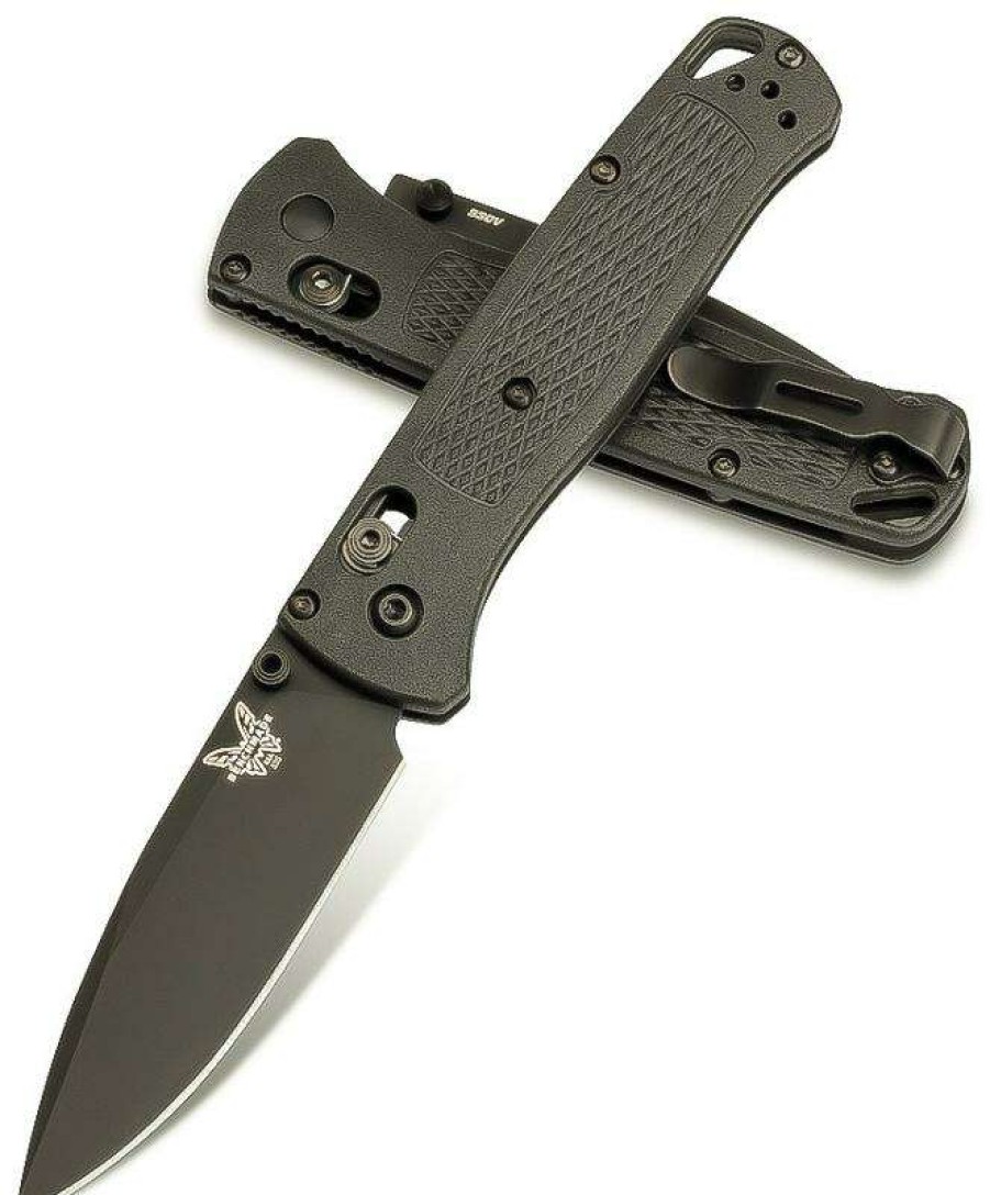 Camping And Hiking * | High Quality Benchmade 535Bk-2 Bugout Fine-Edge Knife Graphite Black