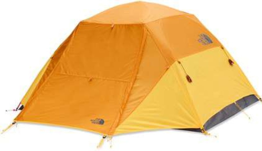 Tents * | Outlet The North Face Stormbreak 3 Tent Golden Oak/Pavement