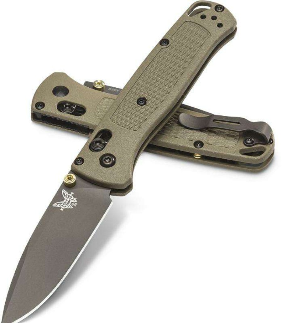 Camping And Hiking * | Outlet Benchmade 535Gry-1 Bugout Dp Fine-Edge Knife Tan