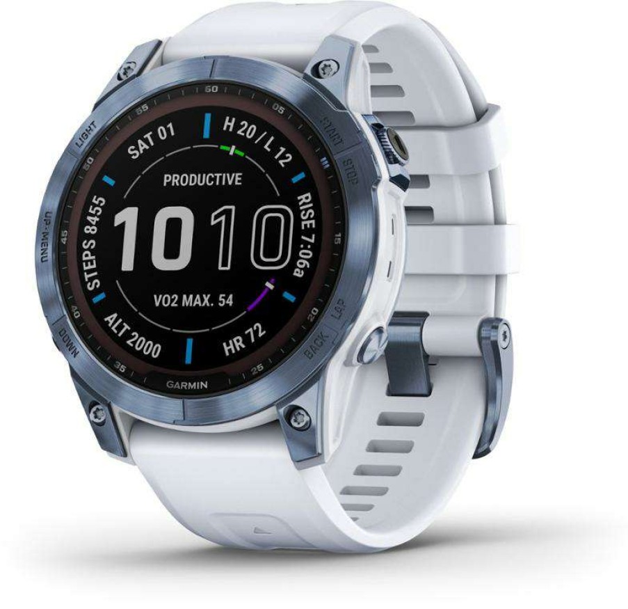 Camping And Hiking * | Cheaper Garmin Fenix 7 Sapphire Solar Multisport Gps Watch