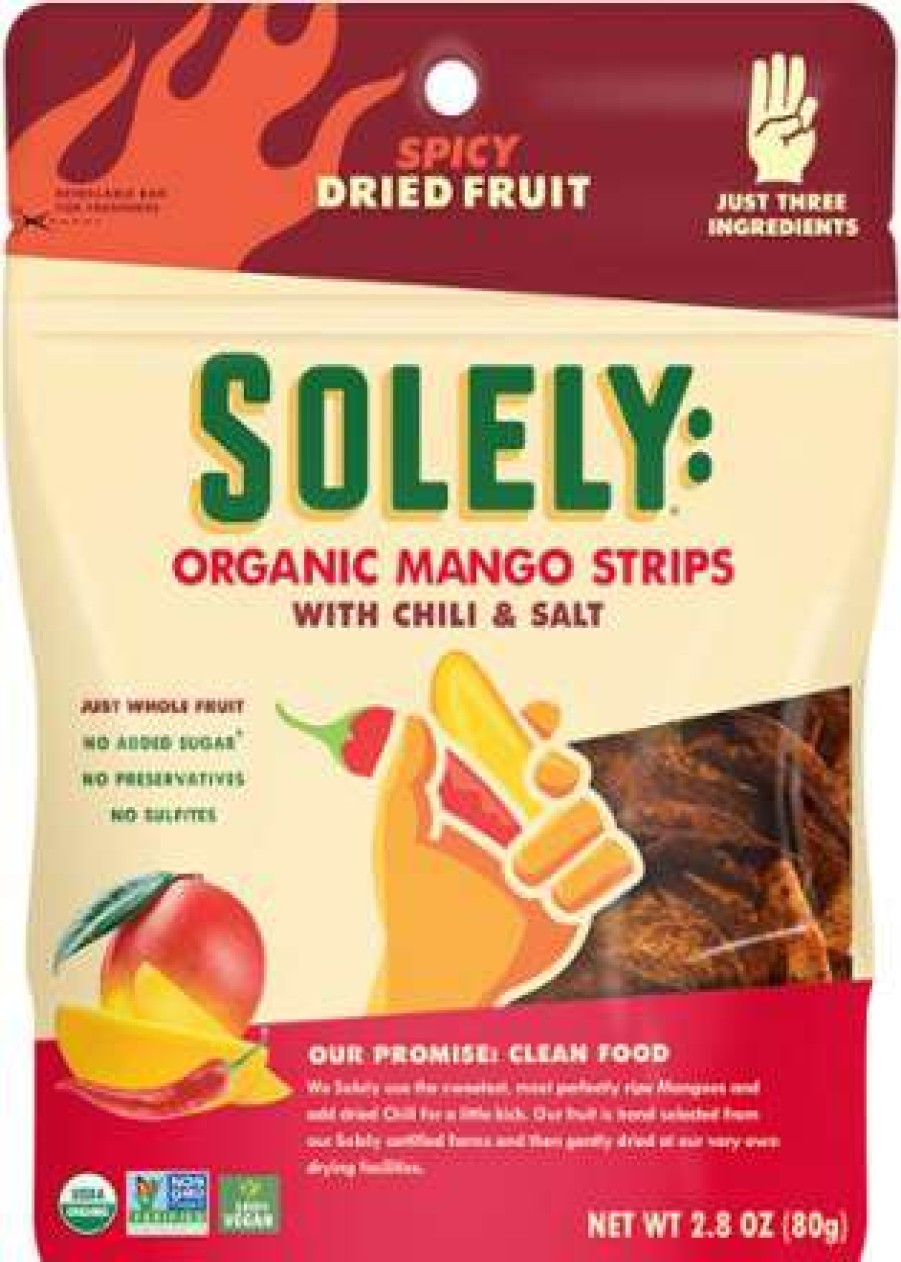 Camp Kitchen * | Online Solely Organic Dried Strips With Chili And Salt Mango