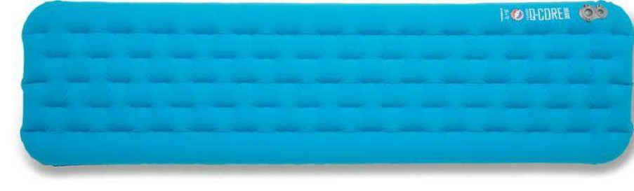 Camping And Hiking * | Shop Big Agnes Insulated Q-Core Deluxe Sleeping Pad Turquoise