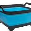 Camp Kitchen * | Shop Sol Flat Pack Collapsible Sink 8 Liters Blue