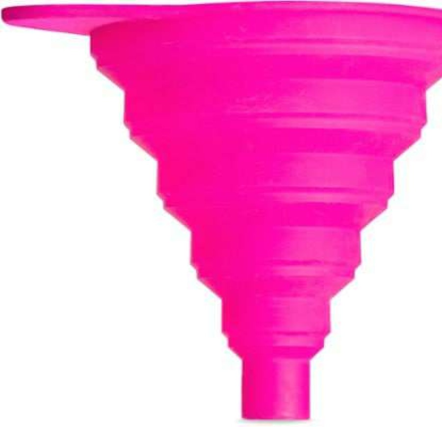 Camping And Hiking * | 40%-70% Off Muc-Off Collapsible Silicone Funnel Pink