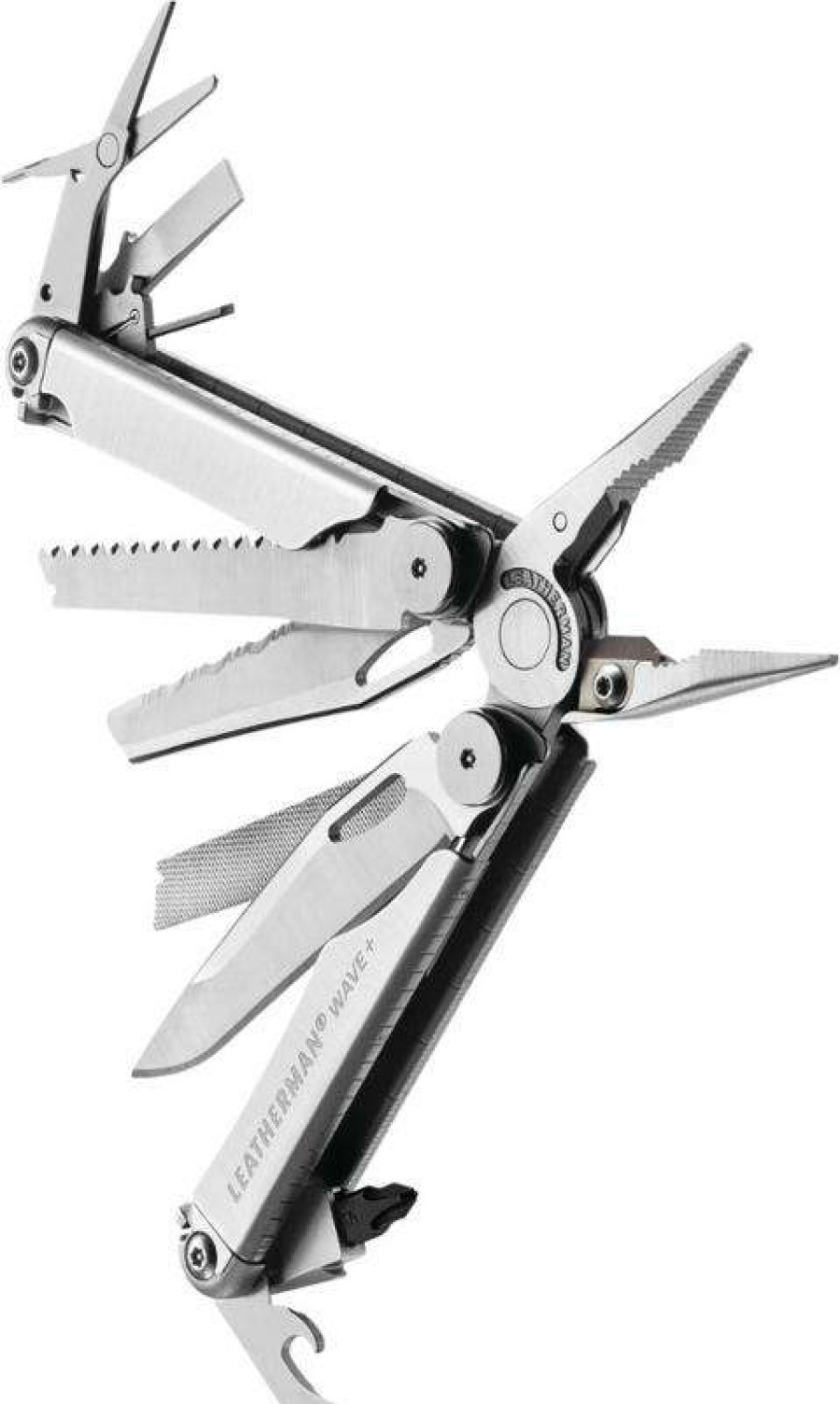 Camping And Hiking * | Shop Leatherman Wave Plus Multi-Tool Stainless Steel