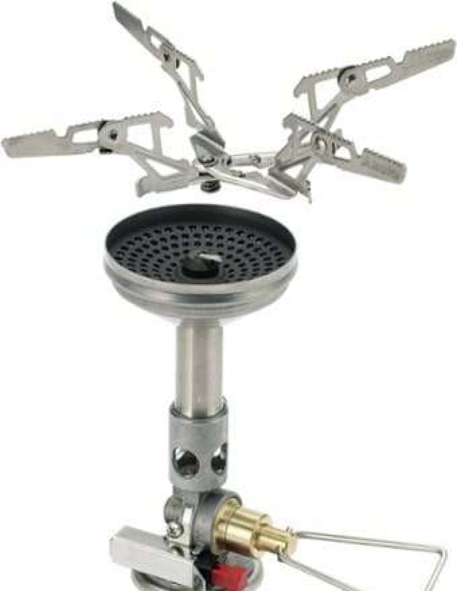 Camp Kitchen * | High Quality Soto Windmaster Stove With 4Flex Pot Support Stainless-Steel Silver