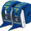 Camping And Hiking * | Cheaper Nrs 4 X 1 Heavy-Duty Strap Package Of 2 Iconic Blue