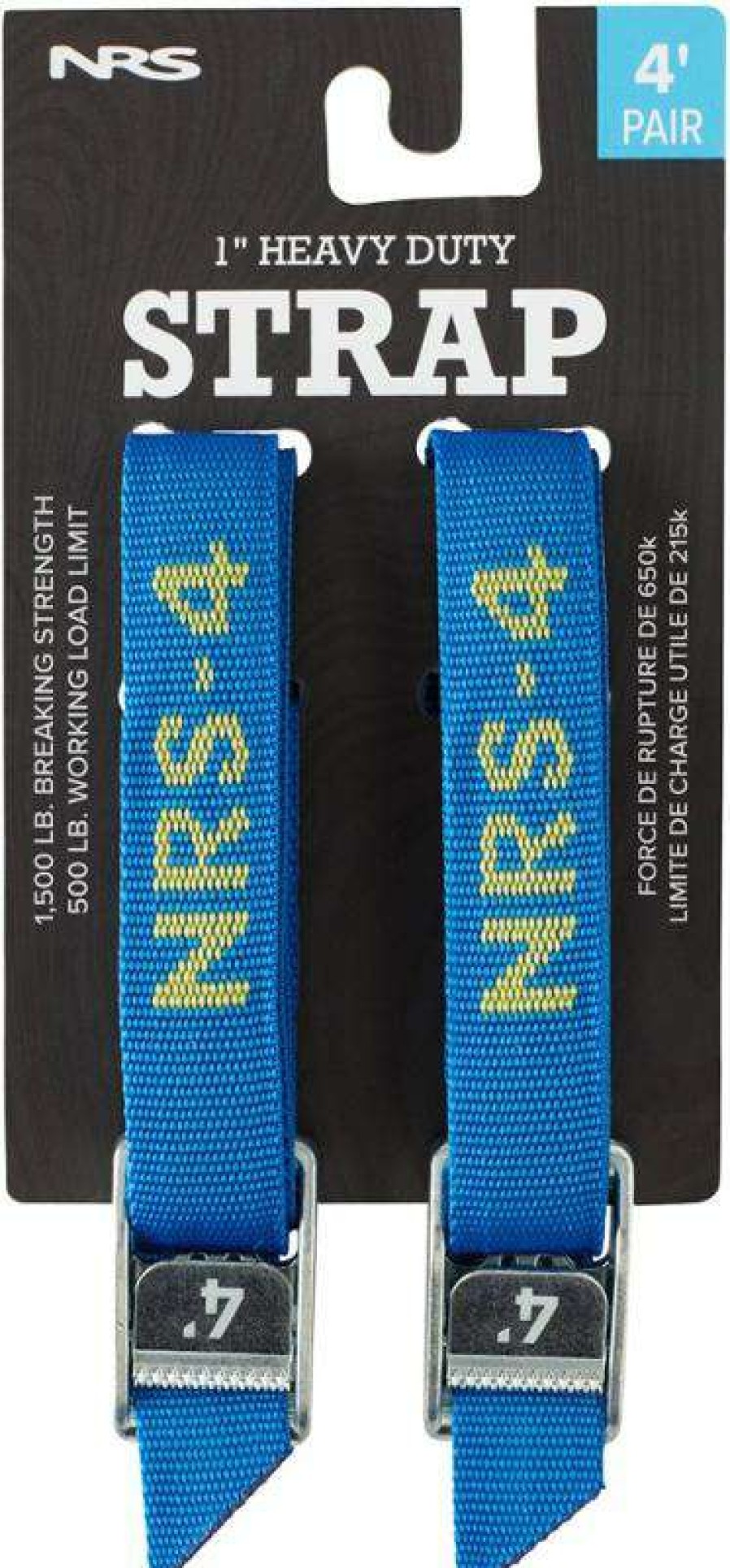 Camping And Hiking * | Cheaper Nrs 4 X 1 Heavy-Duty Strap Package Of 2 Iconic Blue