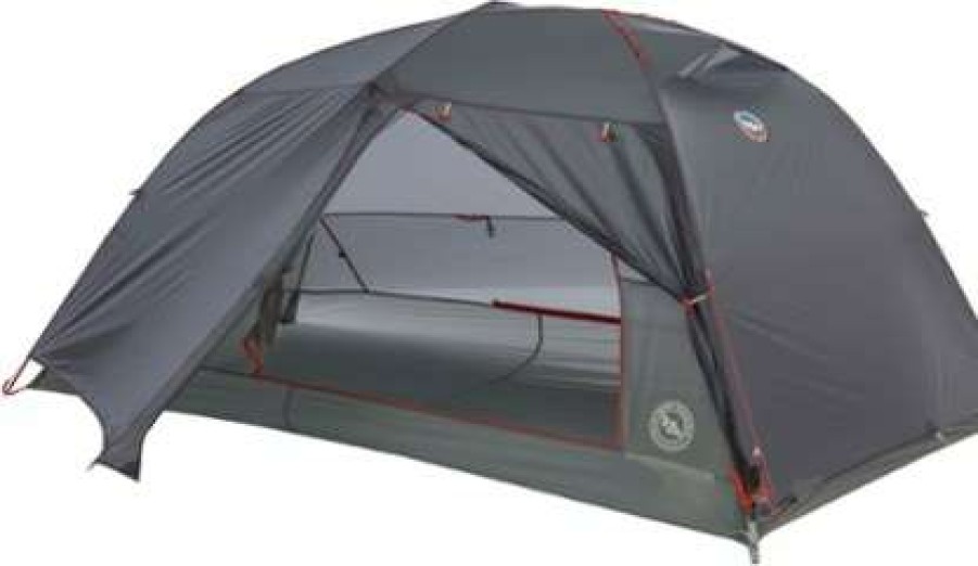 Tents * | Cheaper Big Agnes Copper Spur Hv Ul3 Bikepack Tent Gray/Orange