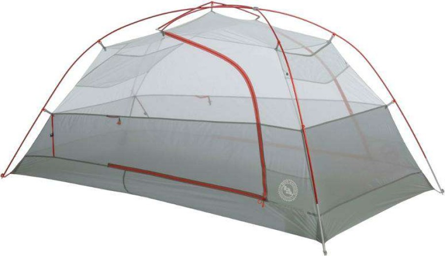 Tents * | Cheaper Big Agnes Copper Spur Hv Ul3 Bikepack Tent Gray/Orange