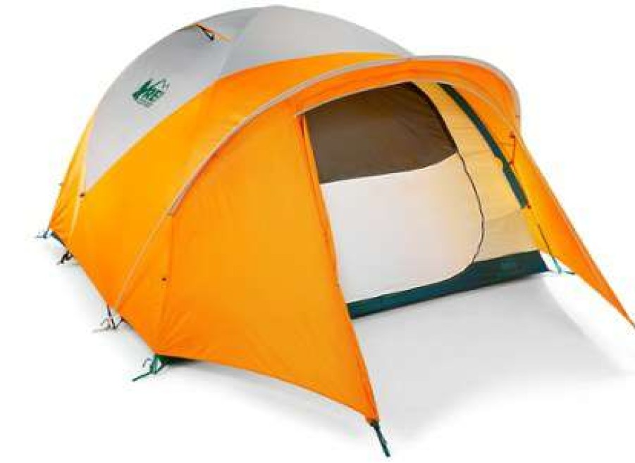 Tents * | Cheaper Rei Co-Op Base Camp 6 Tent Kabocha Orange