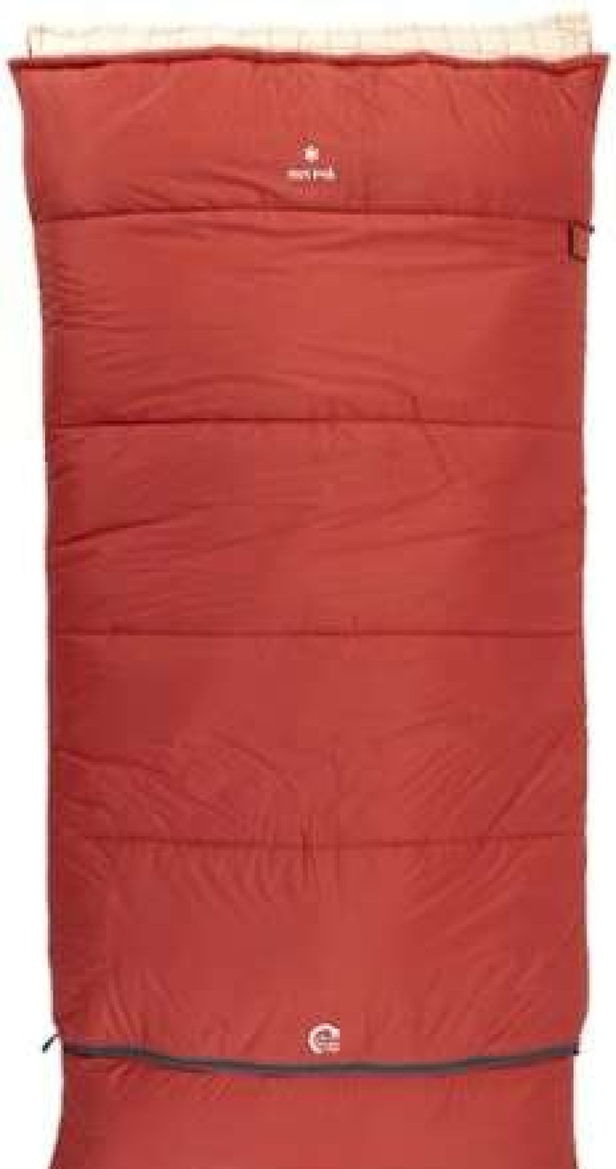 Camping And Hiking * | Shop Snow Peak Ofuton Sleeping Bag Wide Lx Red