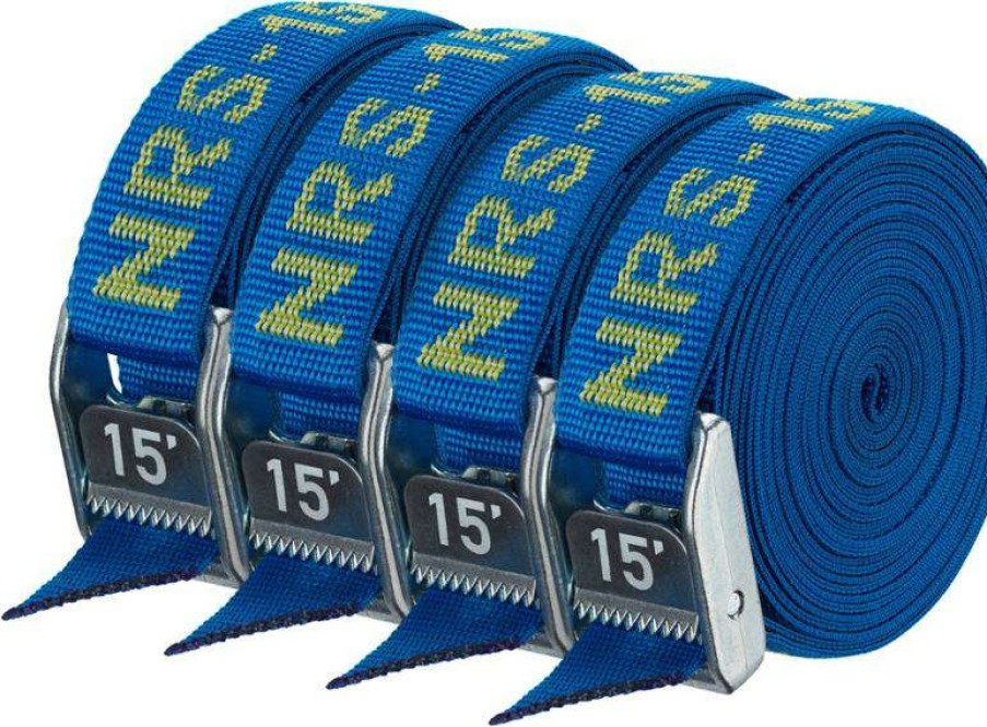 Camping And Hiking * | Online Nrs 15 X 1 Heavy-Duty Strap Package Of 4 Iconic Blue